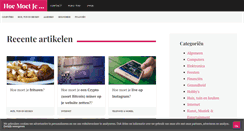 Desktop Screenshot of hoemoetje.com